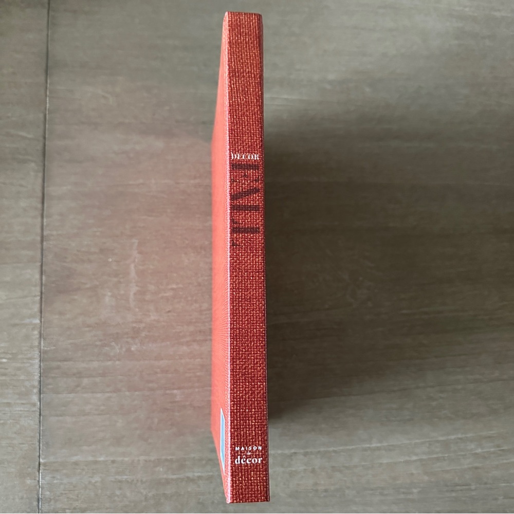 Orange Fall Decor Accent Stackable Book - Picture 4 of 10